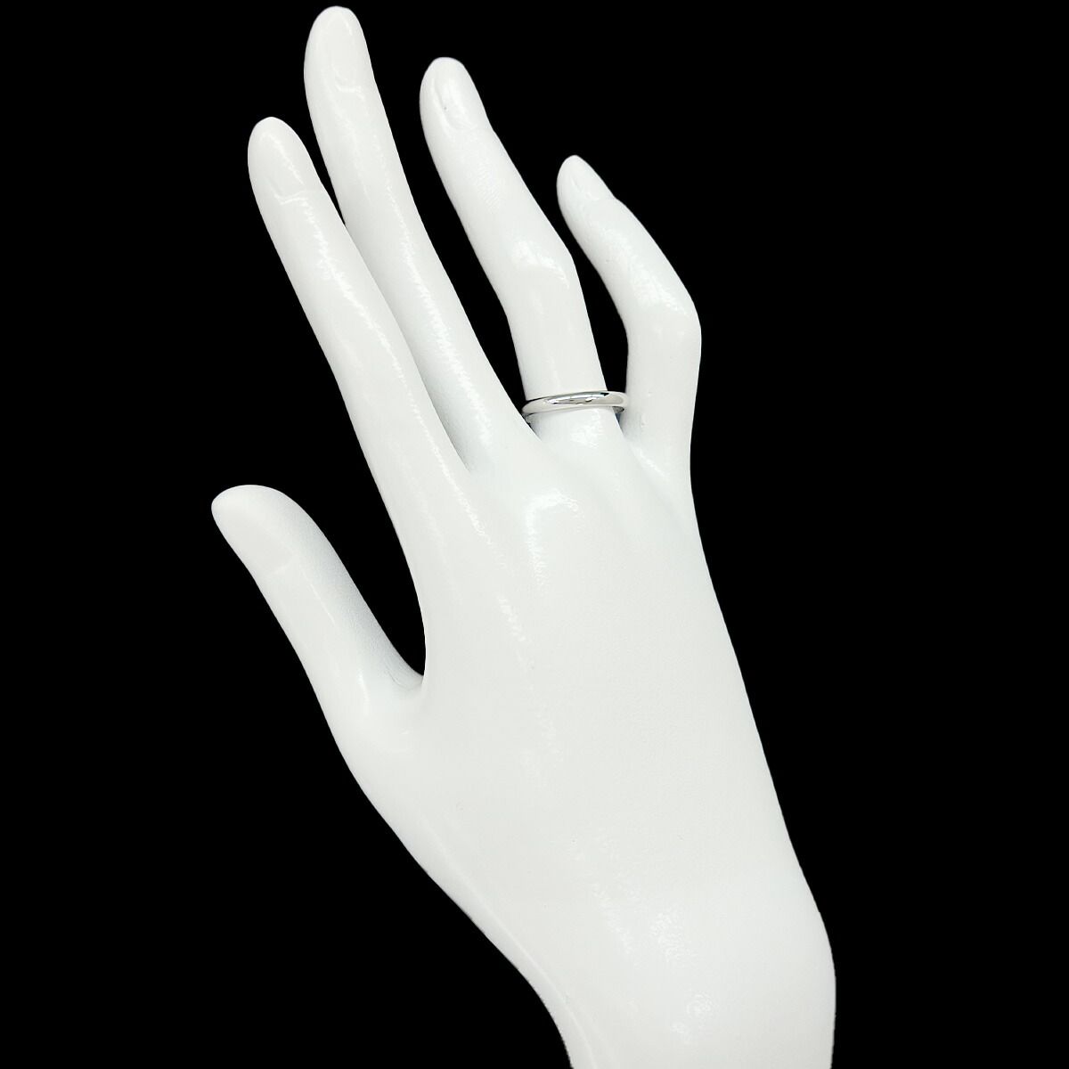 カルティエ Cartier 1895 クラシック #53 リング 幅2.5mm Pt プラチナ