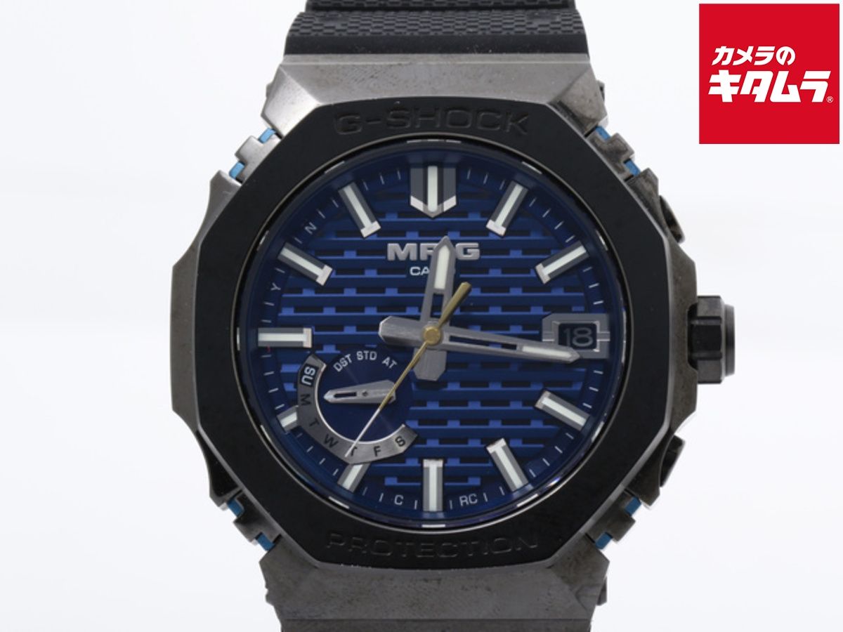 【中古】 【美品】 カシオ G-SHOCK MR-G ブルー MRG-B2100R-2AJR チタン/コバリオン