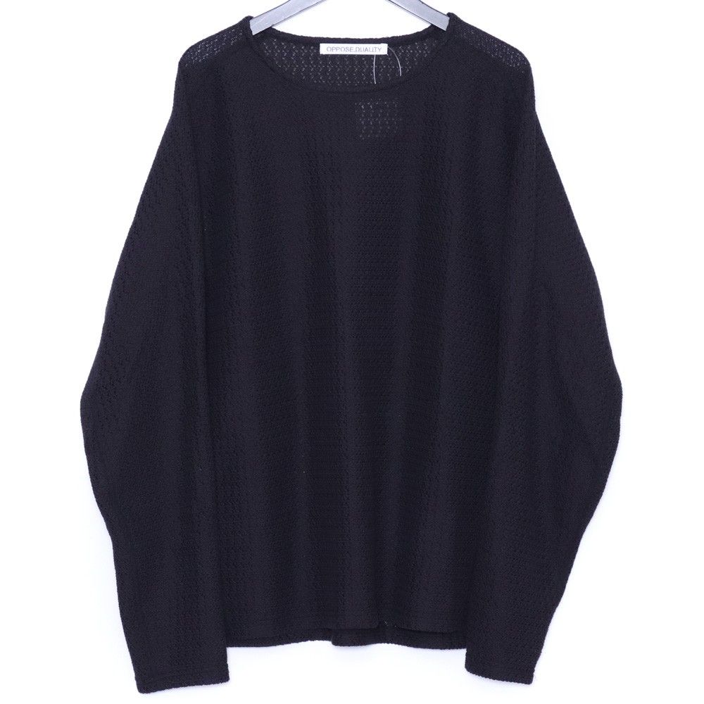 未使用 OPPOSE DUALITY Russel Long Sleeve サイズ48 ブラック OD4011CAS