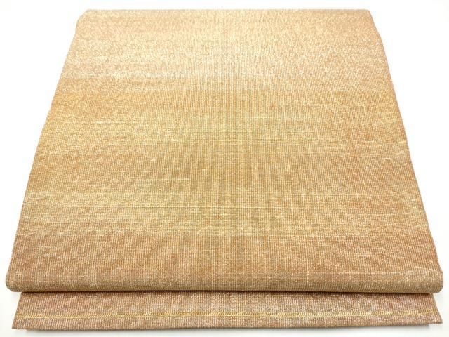 平和屋着物●桝屋高尾　(ねん金綴錦)　全通柄袋帯　段霞文　金糸　正絹　逸品　CABH4954hy