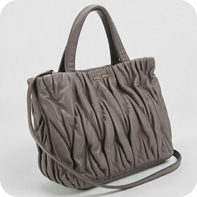 ミュウミュウ MIUMIU バッグ レディース 5BG061 N88 F0572 マテラッセ 2WAY