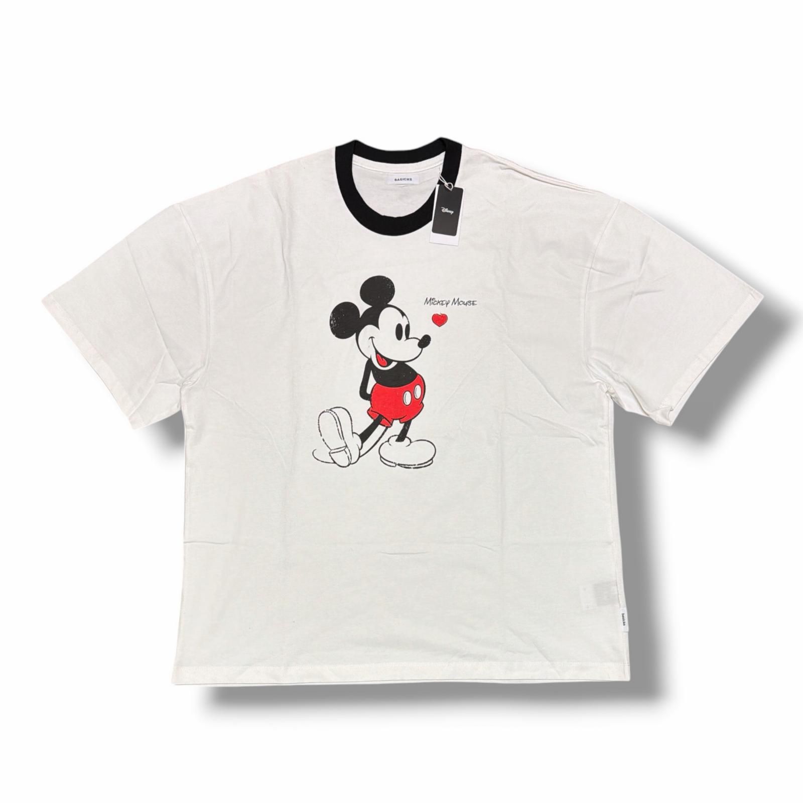 参考上代24200円 未使用 BASICKS × MICKEY MOUSE 25SS VINTAGE RINGER