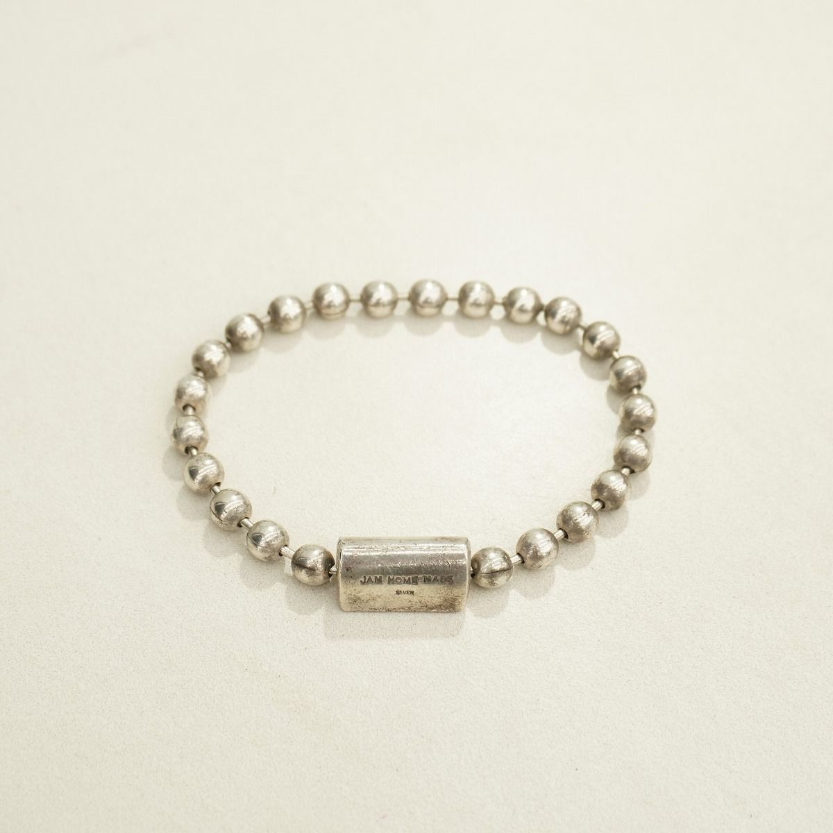JAM HOME MADE ジャムホームメイド A型 ボールチェーン ブレスレット NEWTYPE シルバー925 silver 3366Q♪