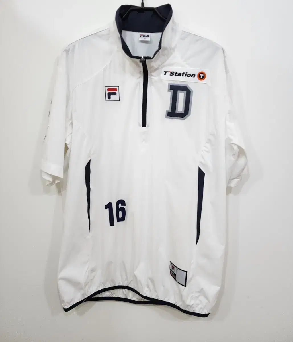 FILA 斗山ベアーズ 半袖 ウィンドブレーカー