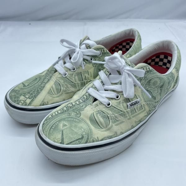【中古】Supreme×VANS Dollar Fra Green サイズ27cm グリーン ヴァンズ シュプリーム[19]