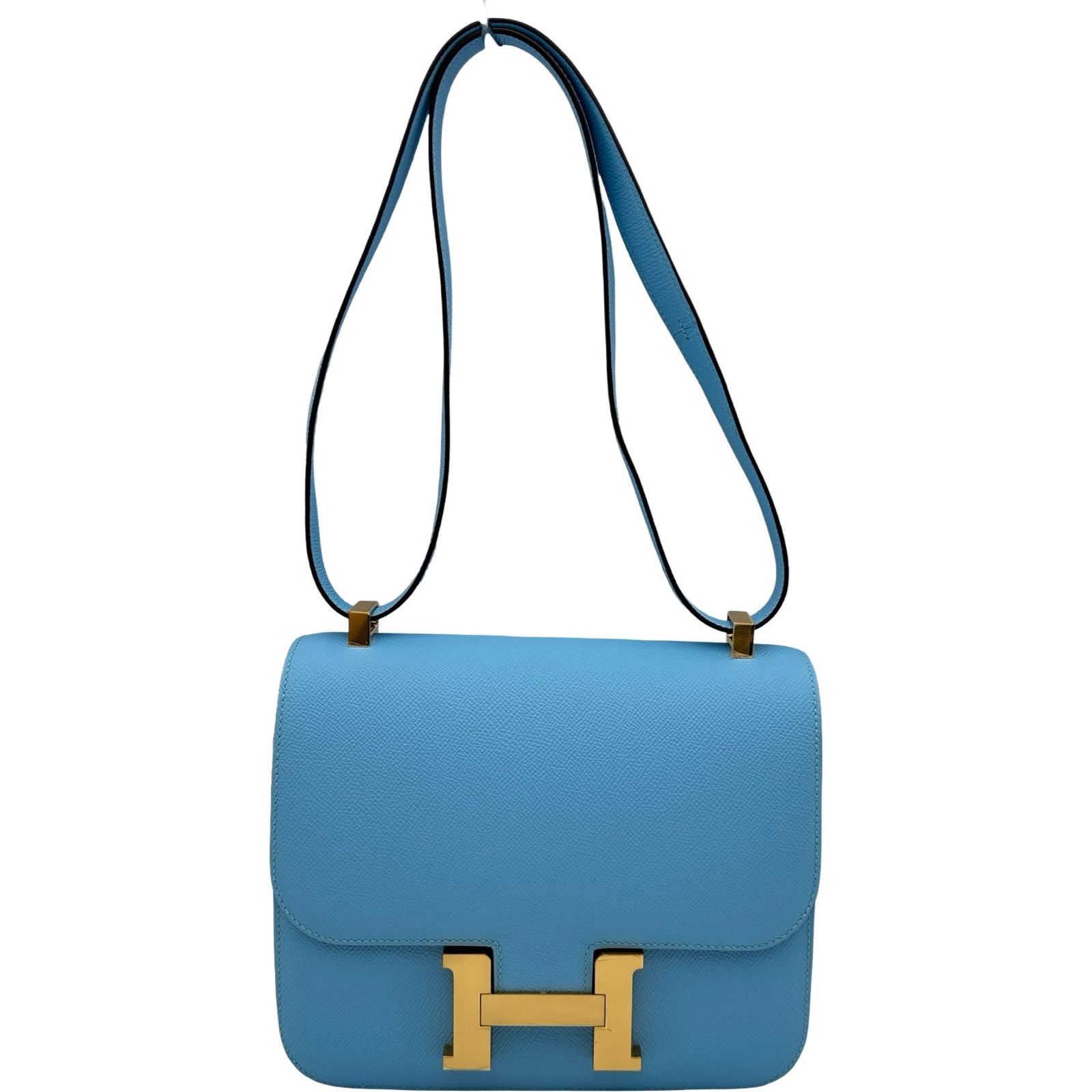 エルメス HERMES コンスタンス3 24 D刻印 セレステ ゴールド金具 エプソン レディース ショルダーバッグ