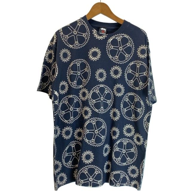 T*3様 old STUSSY HELLSHIRE 鮫刺繍ロゴ 半袖シャツ くす T*3様 old STUSSY HELLSHIRE 鮫刺繍ロゴ 半袖シャツ くす stussy