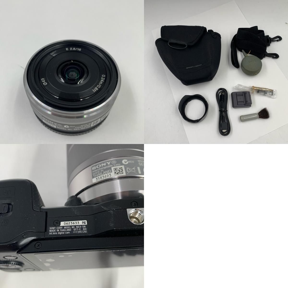 sonny ソニー α SN 3.5-5.6/18-55 NEX-5N デジタルカメラ 中古 - メルカリ