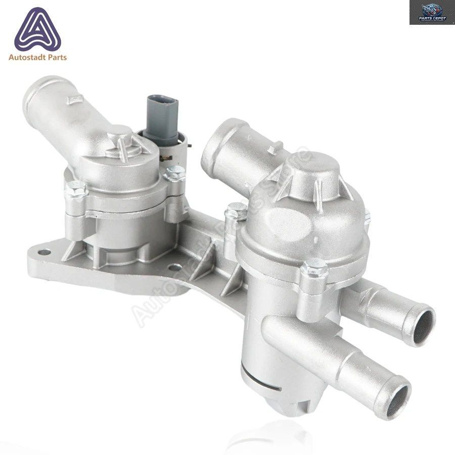 アルミニウム製サーモスタット冷却ハウジングアセンブリ 03C 121 111 P 03C121111 フォルクスワーゲン EOS GOLF JETTA PASSAT TOURAN