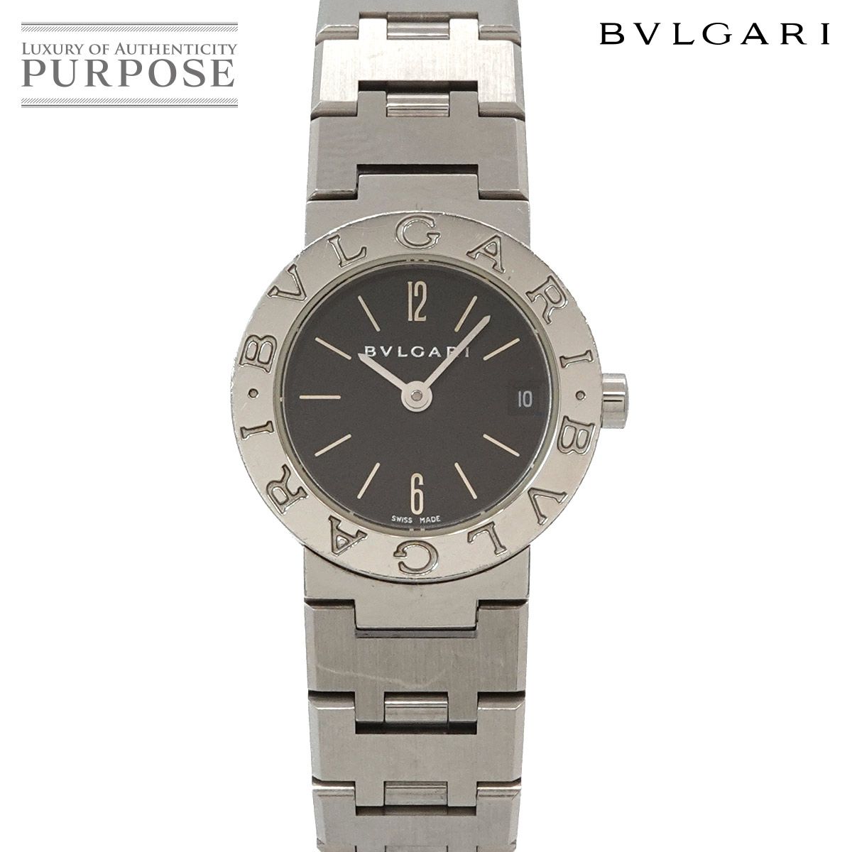 ブルガリ BVLGARI ブルガリブルガリ BB23SS レディース 腕時計 デイト ブラック クォーツ ウォッチ BVLGARIBVLGARI 90327909