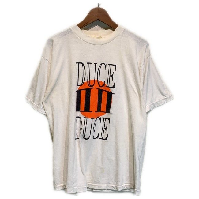 【中古】　Tシャツ　80s vintage　80年代　OLD　半袖　カットソー　トップス　クルーネック　両面プリント　古着　/7309