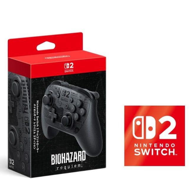動作品　Nintendo Switch 2 Proコントローラー バイオハザード レクイエム エディション