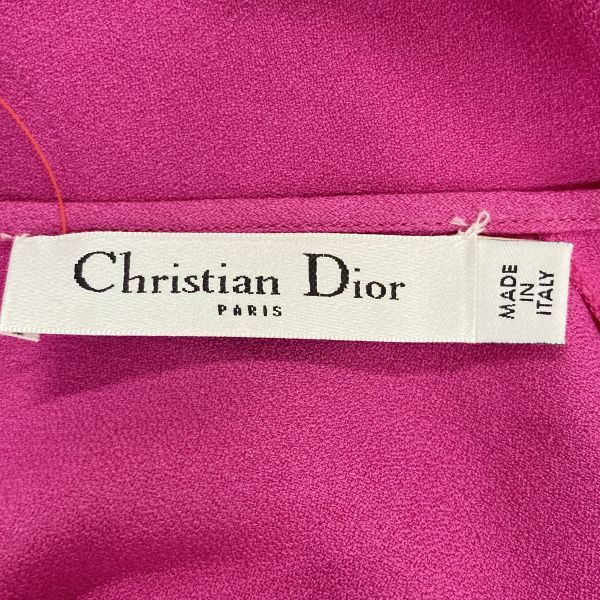 ○□ クリスチャンディオール Christian Dior ノースリーブドレープ