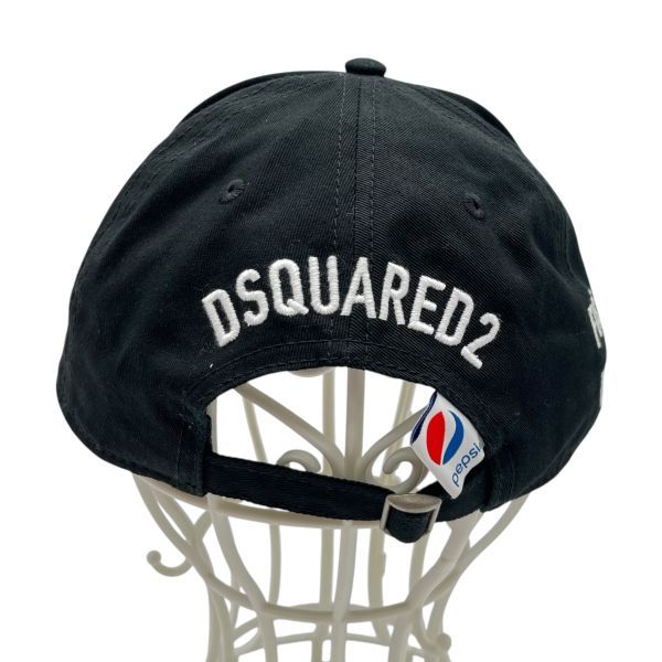 美品 ディースクエアード DSQUARED2 Pepsi ロゴキャップ 帽子 コラボ