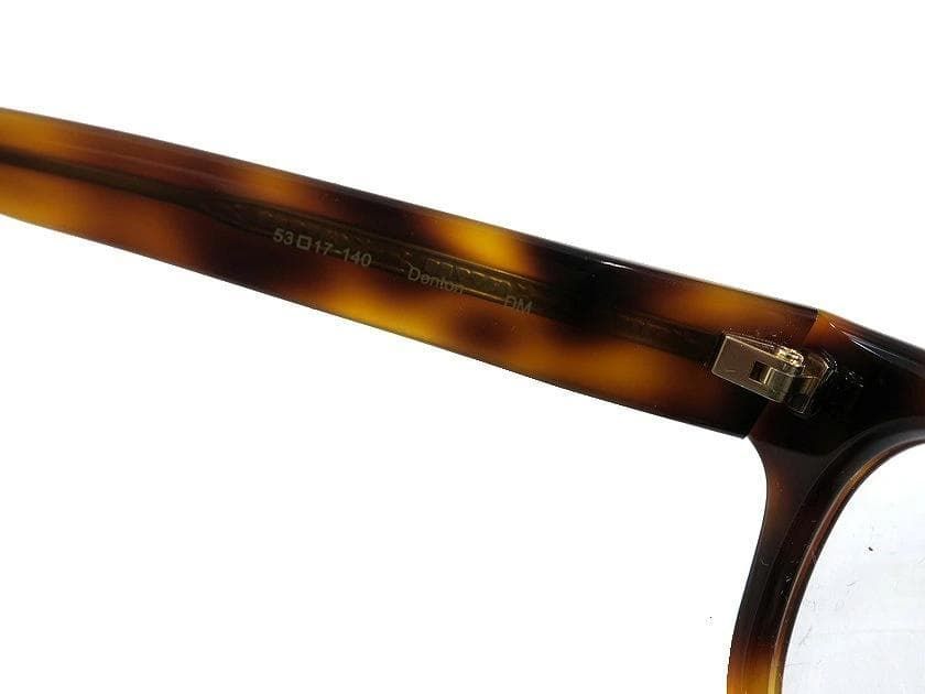 OLIVER PEOPLES オリバーピープルズ 日本製 DENTON スクエア 彫金 