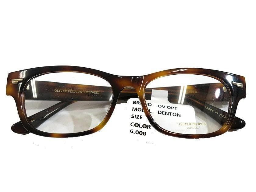 OLIVER PEOPLES オリバーピープルズ 日本製 DENTON スクエア 彫金