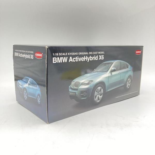 【中古】使用感有)京商 1/18 BMW アクティブハイブリッド X6 (ブルーウォーターメタリック) [6] 9,621円
