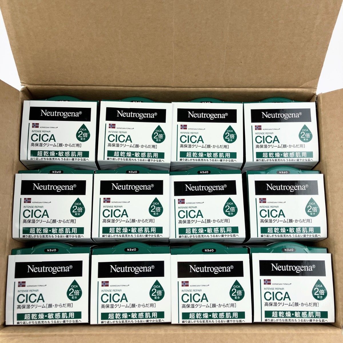 Neutrogena ニュートロジーナ CICA 高保湿クリーム 200g 1ケース 12個入り