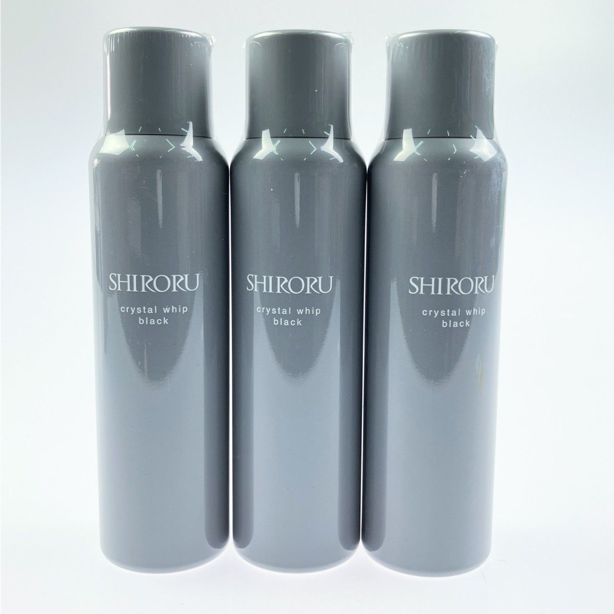 SHIRORU クリスタルホイップ ブラック 120g 3本セット