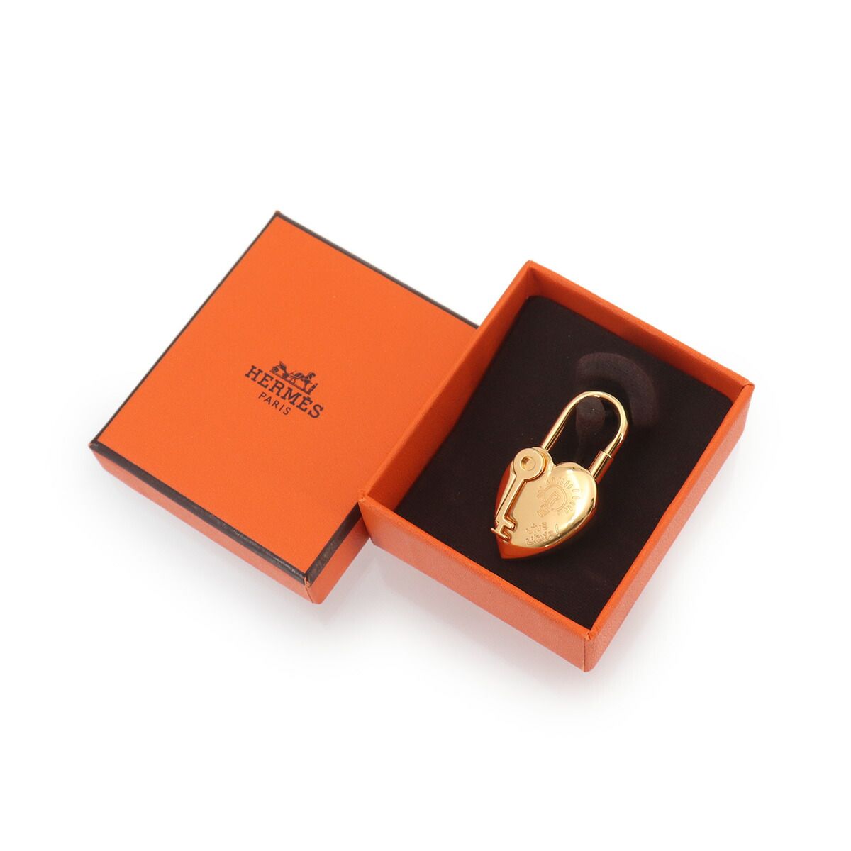 新品同様 エルメス HERMES カデナ チャーム VIVE LIDEE Heart ハート