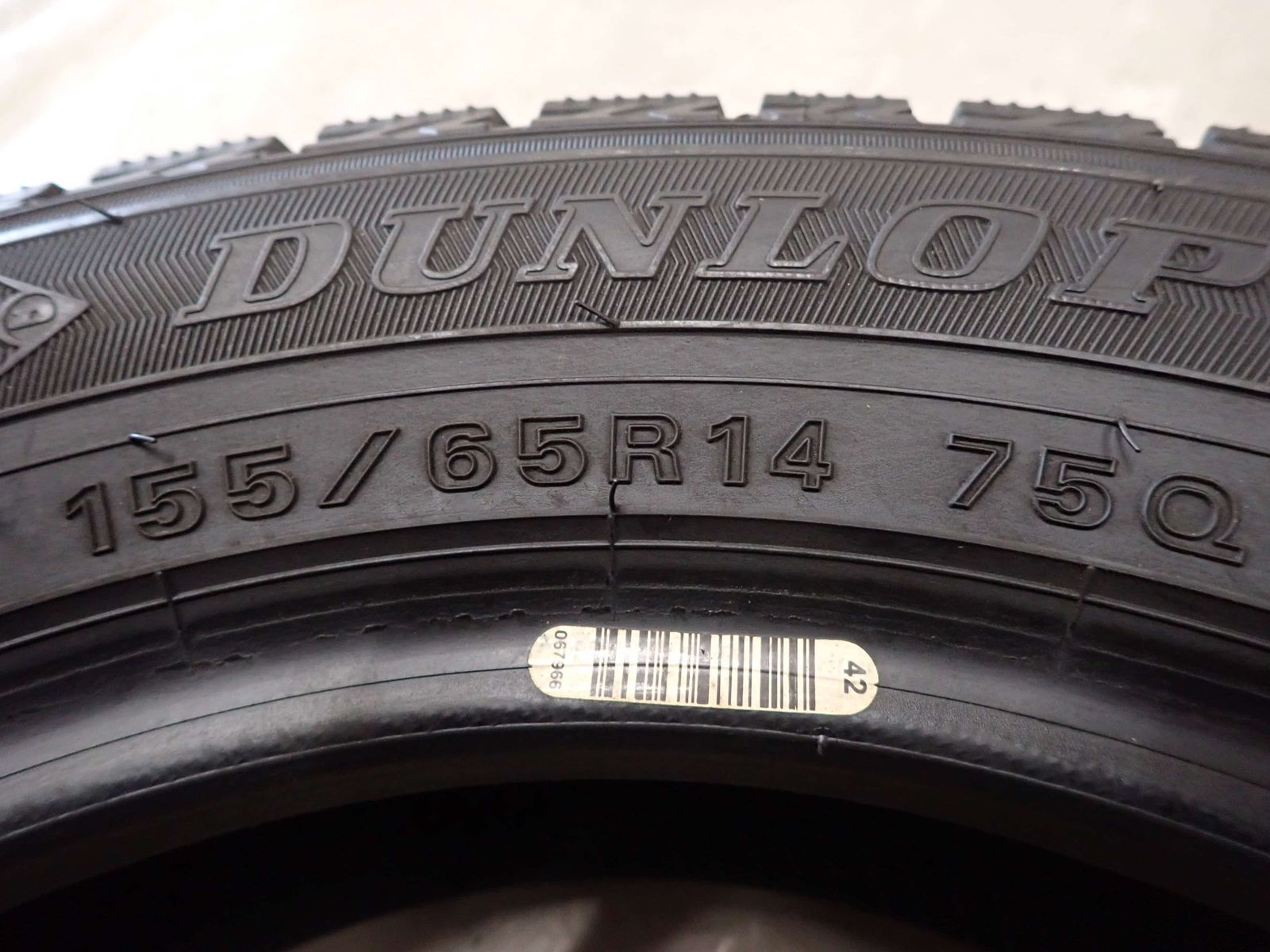 冬4本SET 会社宛 送料無料 155/65R14 75Q ダンロップ WINTER MAXX WM02 2021年製 デイズ ルークス サクラ アルト ワゴンR ムーヴ NO,I0598
