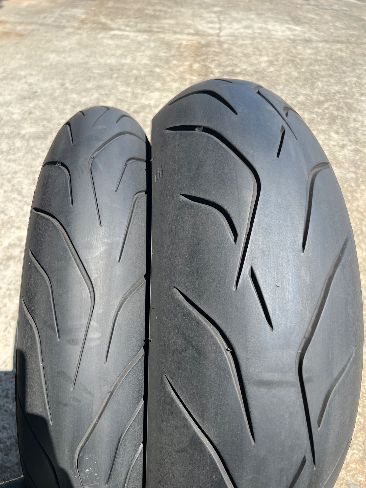 ダンロップ スポーツスマート 前後セット 120/70ZR17 190/55ZR17 500