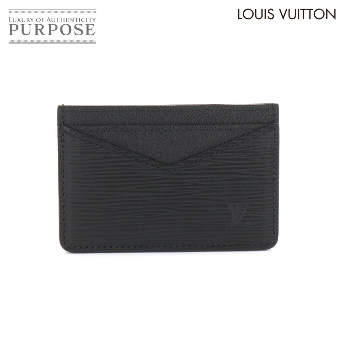 未使用 展示品 ルイ ヴィトン LOUIS VUITTON エピ ネオ ポルトカルト カードケース 名刺入れ レザー ノワール ブラック M67210 90324952