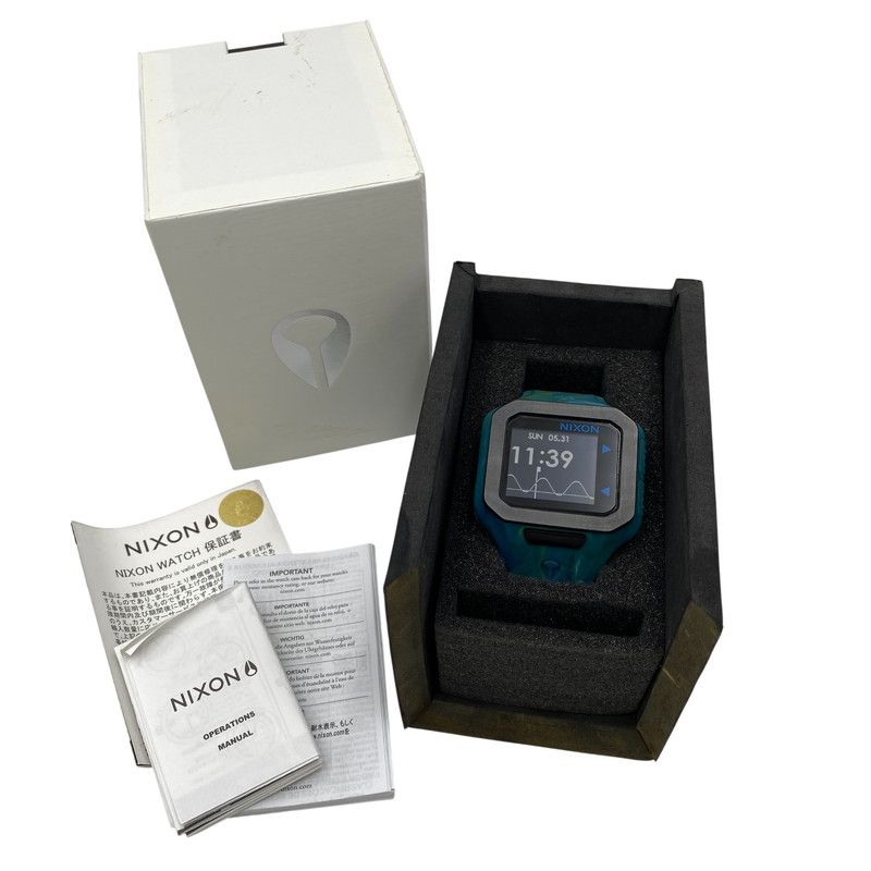 【中古品】 NIXON ニクソン NA3161610-00 SUPERTIDE MARBLE スーパータイド マーブル 時計 腕時計 【197-260531-kh-03-izu】