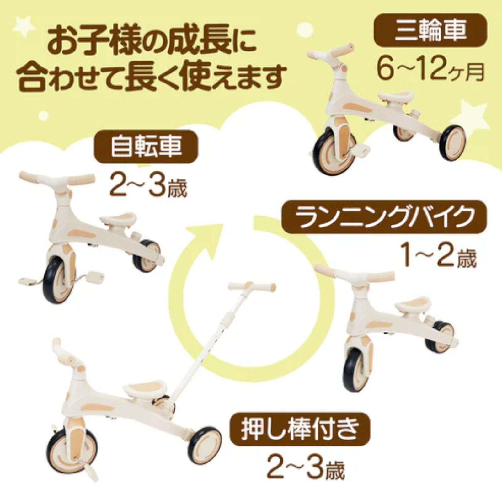 #2645 キッズ バイク 子供 三輪車 レッド 折りたたみ 1~5歳 安全シートでしっかり固定 3点式股ベルト付き 手押し棒付き 7in1 自転車 ランニングバイク ※一部地域離島別途配送料有 #2645 キッズ バイク 子供 三輪車 レッド 折りたたみ 1~5歳 安全シートでしっかり固定 3点式股ベルト付き 手押し棒付き 7in1 自転車 ランニングバイク ※一部地域離島別途配送料有