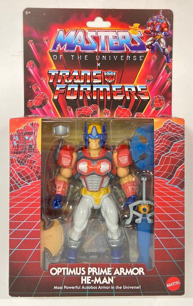 MATTEL MASTERS OF THE UNIVERSE OPTIMUS PRIME ARMOR HE-MAN