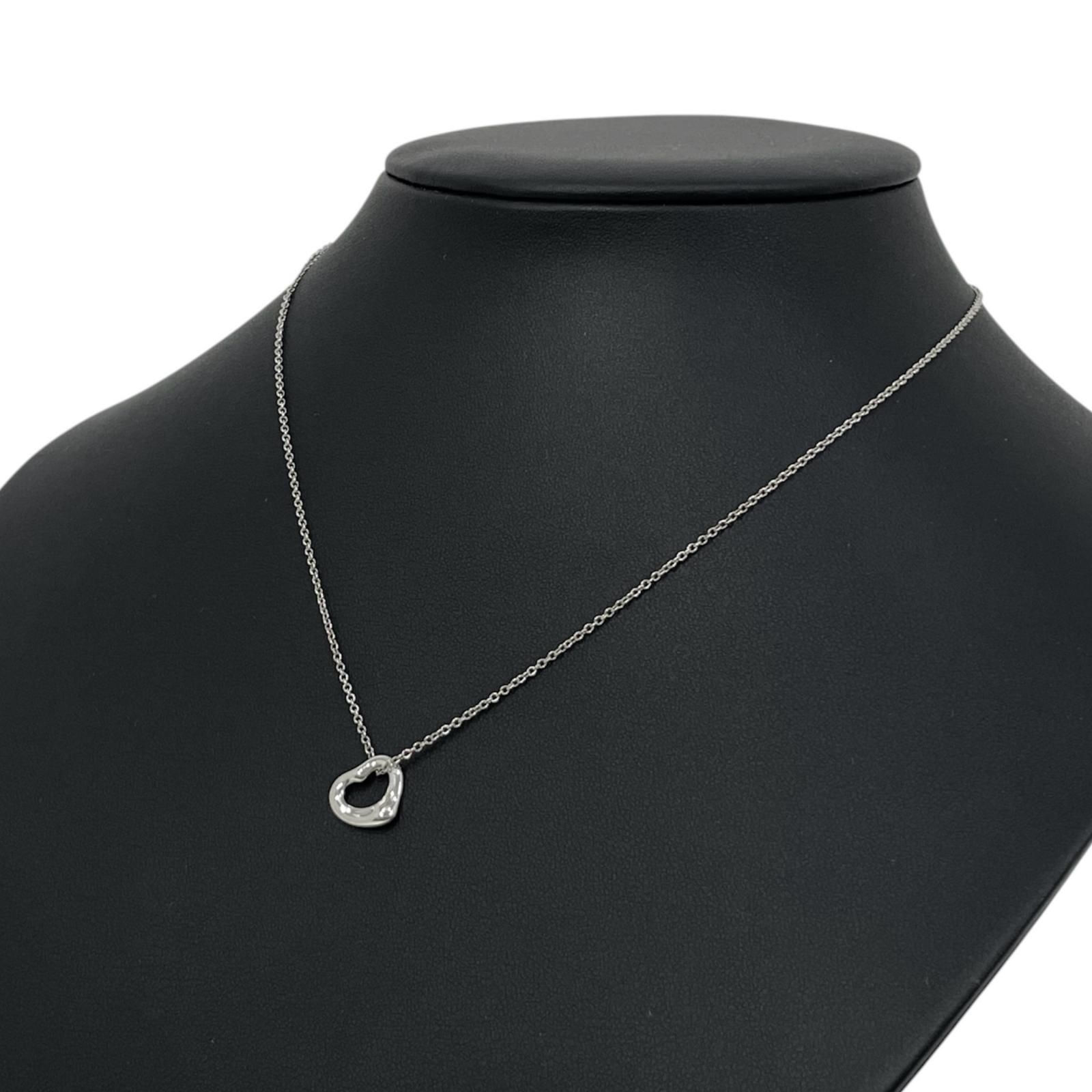 【中古】Tiffany&co | ティファニー オープンハート ミニ ペンダント ネックレス シルバー【尾張小牧店】