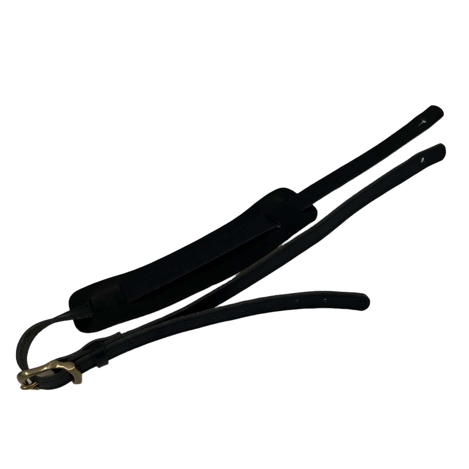 Grande uomo ギターストラップ ベースレザーストラップ 本革 グランデウオモ 楽器 周辺機器 中古 O11309807
