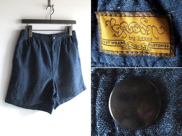 BROWN by 2-tacs ブラウンバイツータックス EASY SHORTS ロゴワッペン