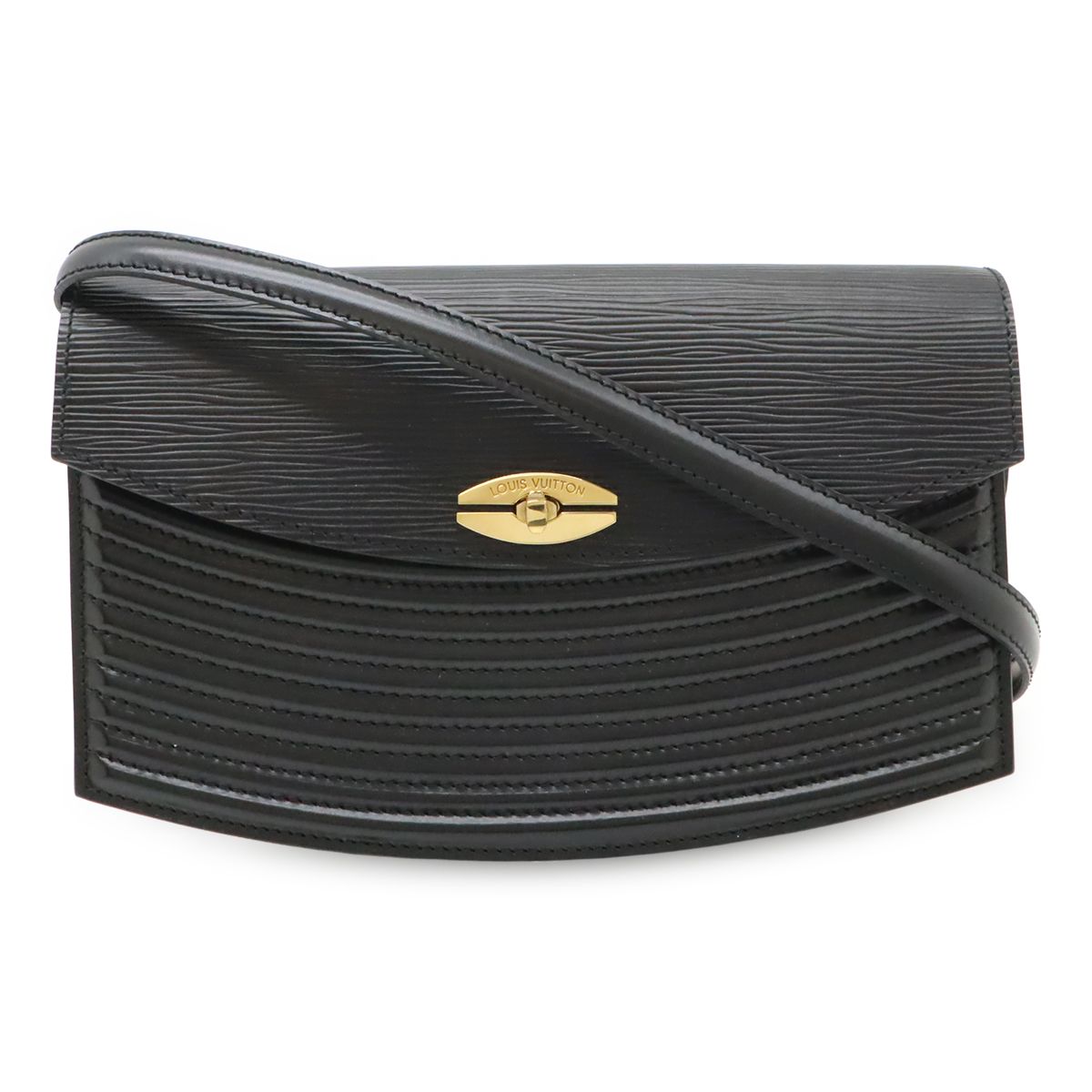 LOUIS VUITTON ルイ ヴィトン エピ プレブール ショルダーバッグ ポシェット 2WAY クラッチバッグ ノワール 黒 ブラック M52562