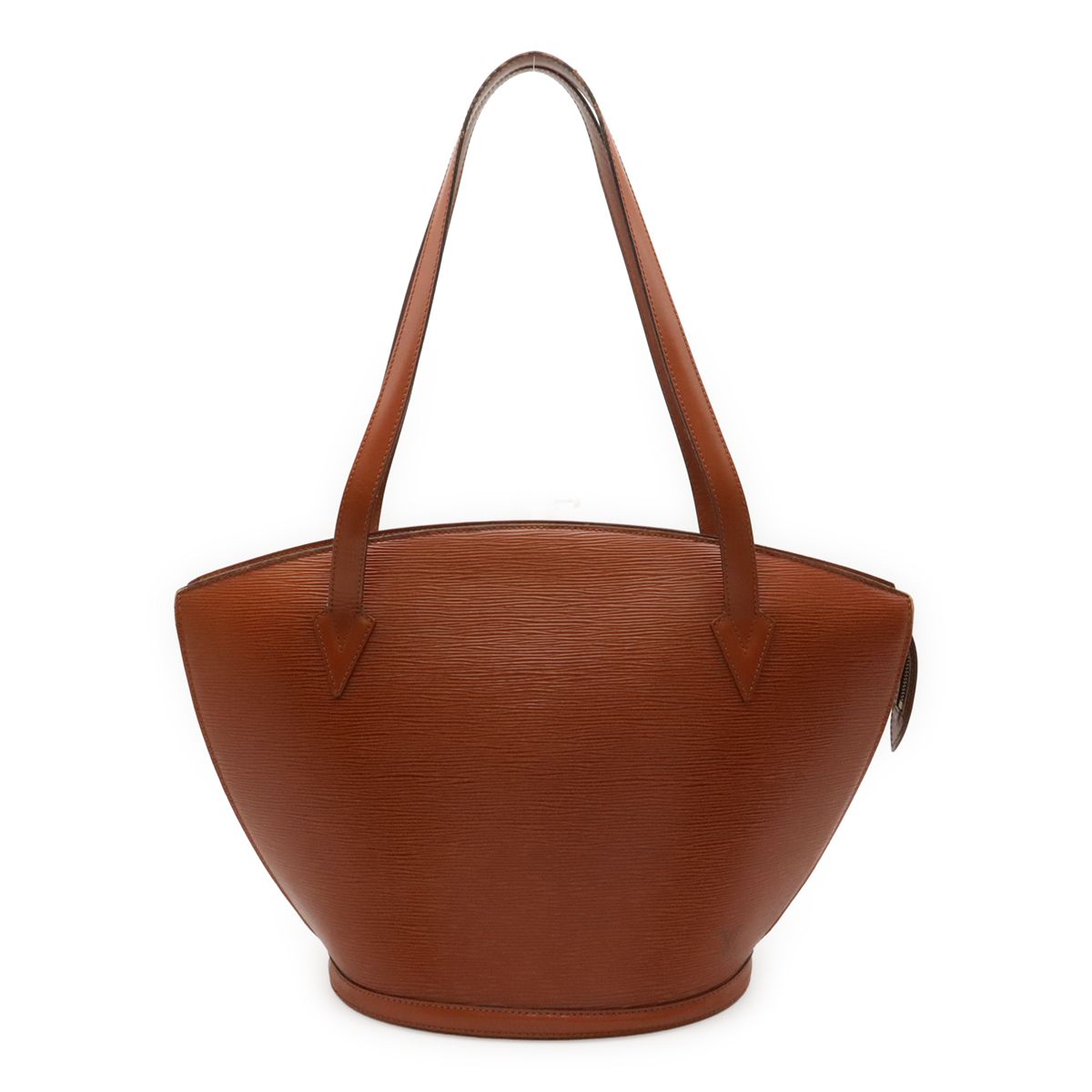 LOUIS VUITTON ルイ ヴィトン エピ サンジャック ハンドバッグ トートバッグ レザー ケニアブラウン 茶 M52273