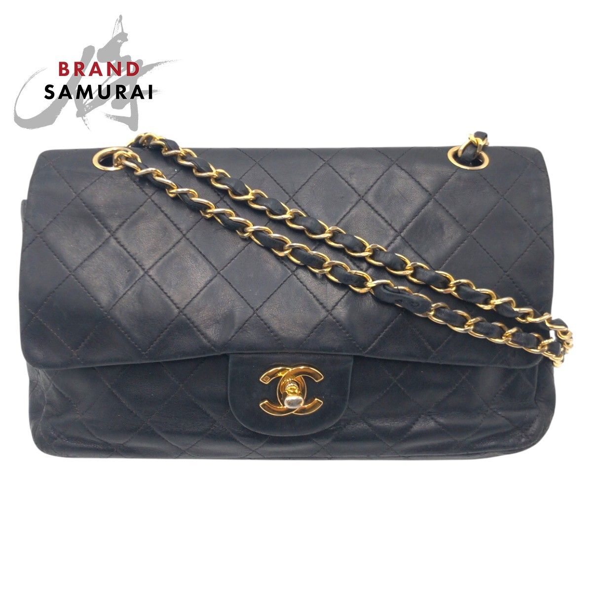 CHANEL シャネル マトラッセ25 ココマーク ターンロック ブラック 黒 