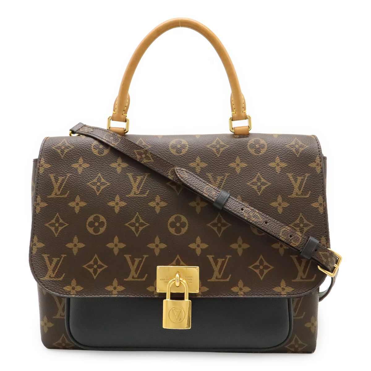 LOUIS VUITTON ルイ ヴィトン モノグラム マリニャン ハンドバッグ 2WAY ショルダーバッグ 斜め掛け レザー ノワール 黒 ブラック M44259