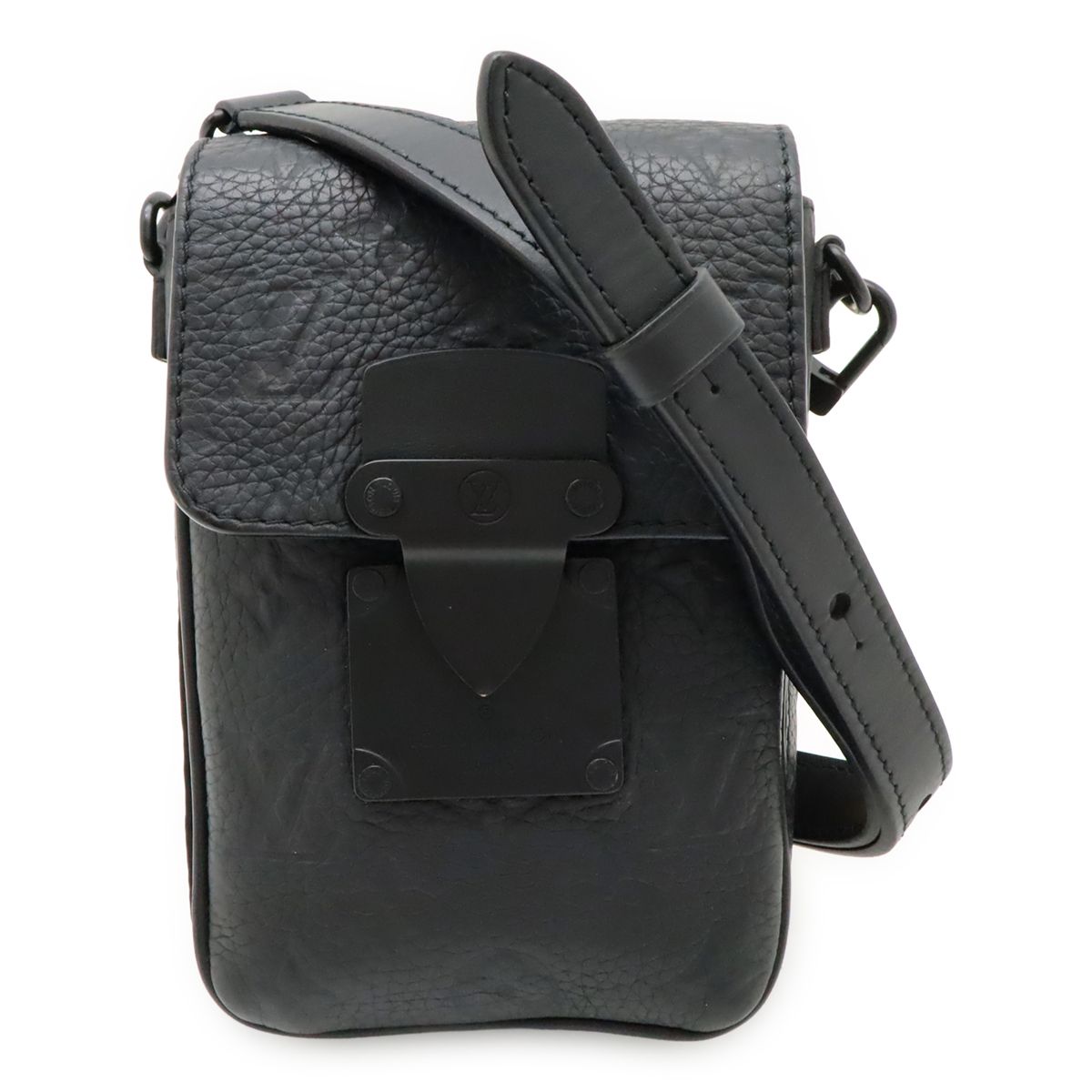 LOUIS VUITTON ルイ ヴィトン モノグラムトリヨン Sロック ヴェルティカル ウェアラブル ウォレット ショルダーバッグ ノワール 黒 ブラック M81524