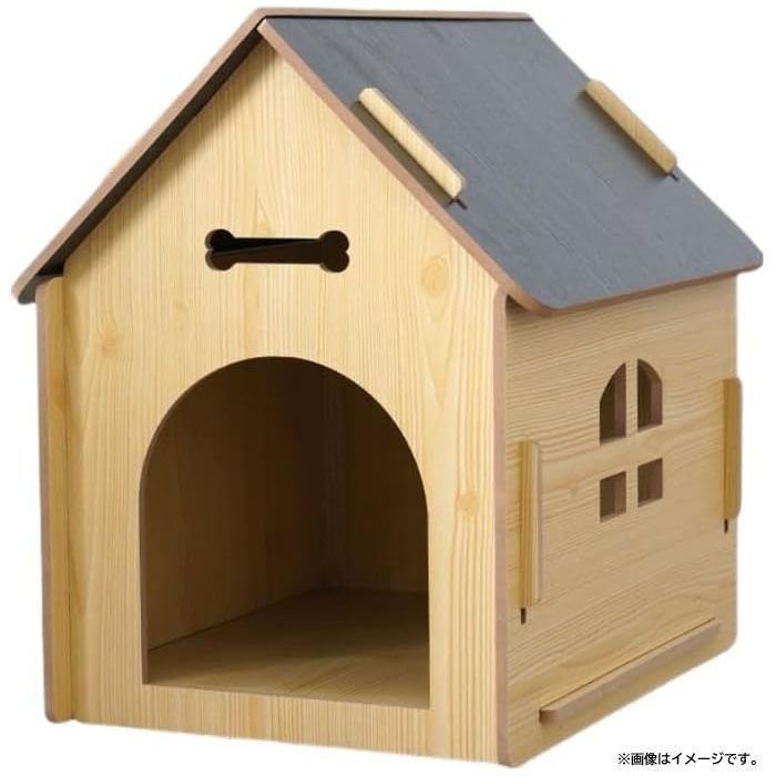 E5472◇未使用 犬小屋 木製 ドッグハウス ドッグルーム ペットハウス