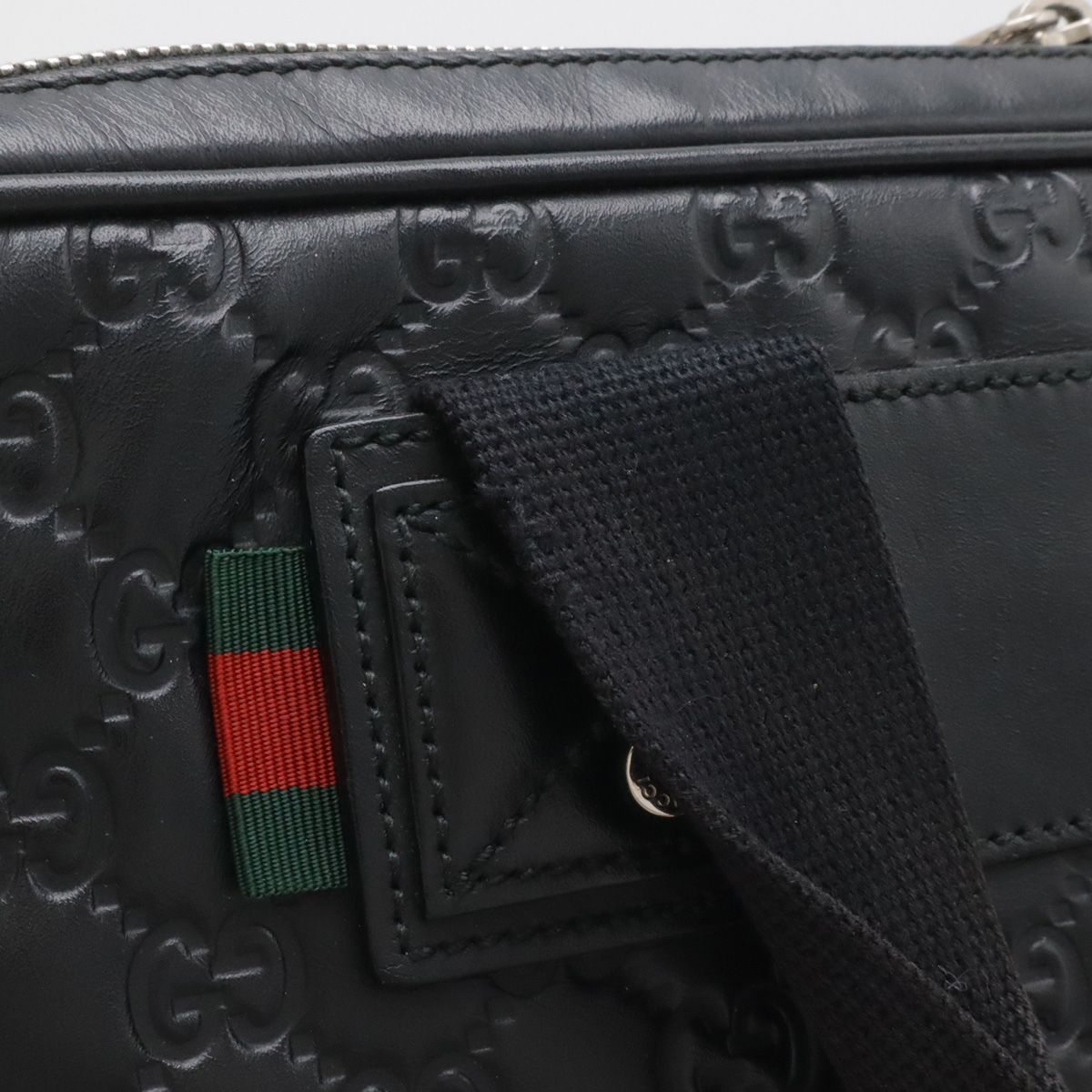 GUCCI グッチ グッチシマ ラバー PCケース ビジネスバッグ レザー