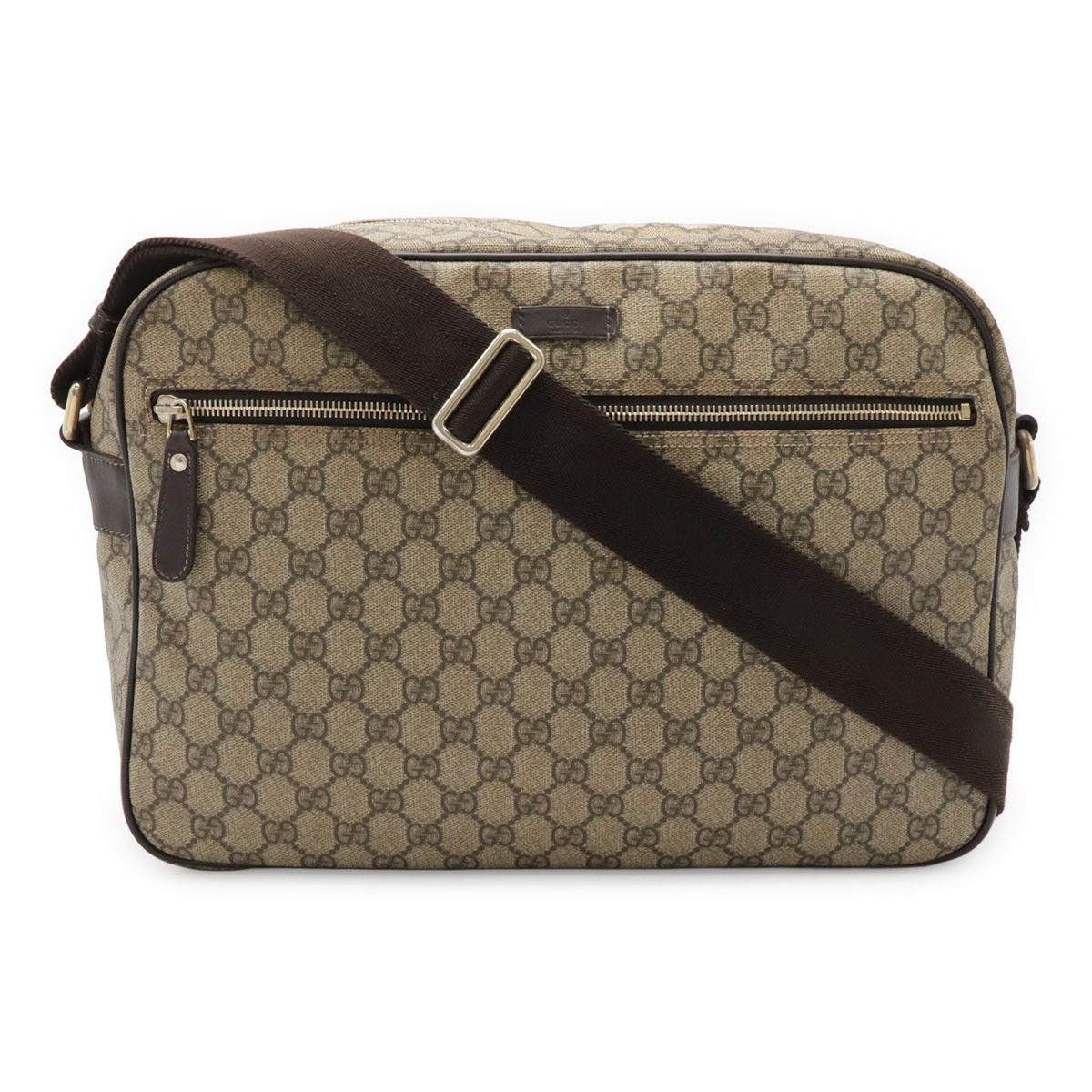 GUCCI グッチ GGプラス GGスプリーム ショルダーバッグ 斜め掛け PVC 