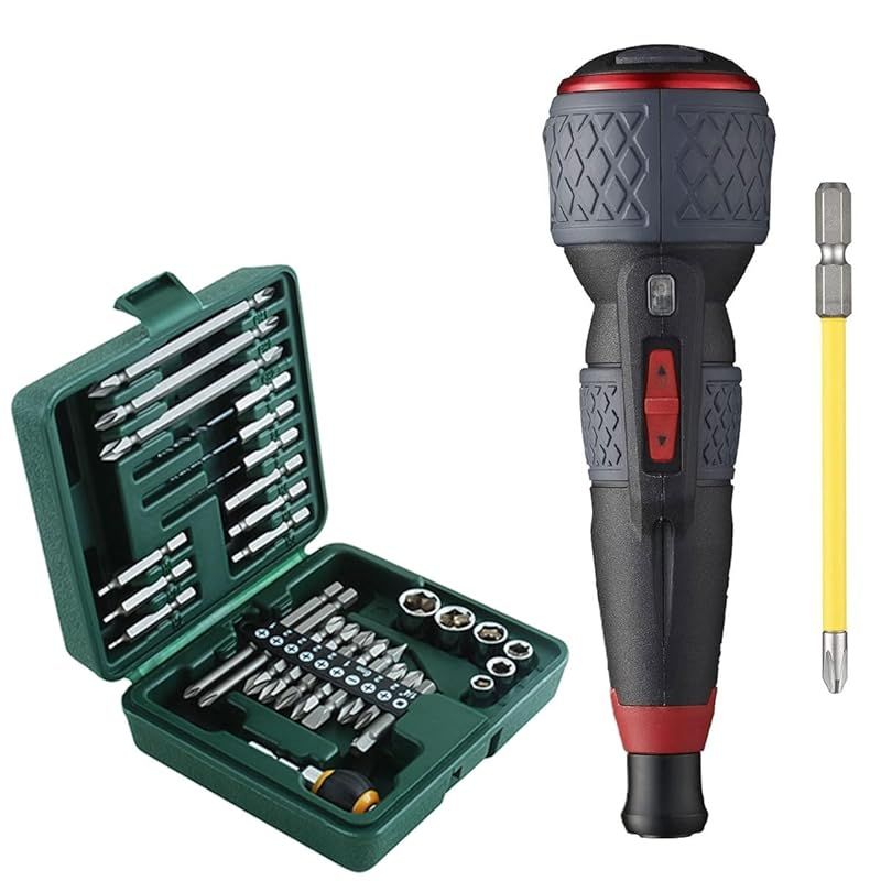 ベッセル(VESSEL) 電ドラ プラス 電動 ボールグリップ ドライバー ビット&ソケット29組セット 220USB-P1 TAKAHASHI HONSHAオリジナルセット USB充電式 1/4インチソケット付 高トルク DIY プロ用工具 家具組み立て