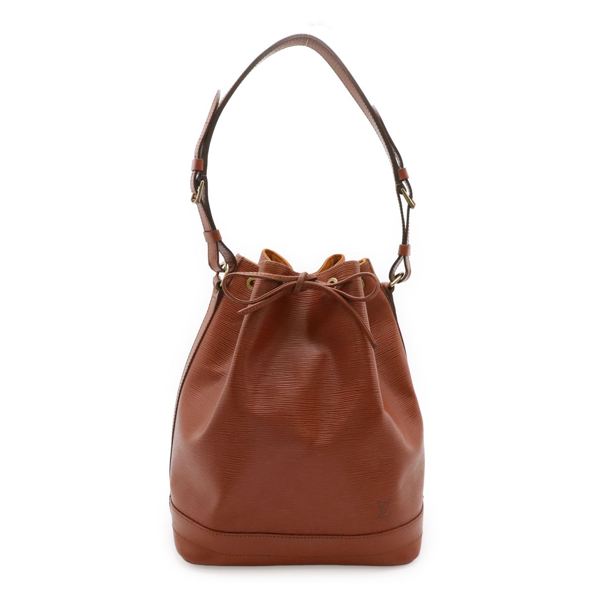 LOUIS VUITTON ルイ ヴィトン エピ ノエ 巾着 ショルダーバッグ ワンショルダー セミショルダー 肩掛け レザー ケニアブラウン 茶 M44003