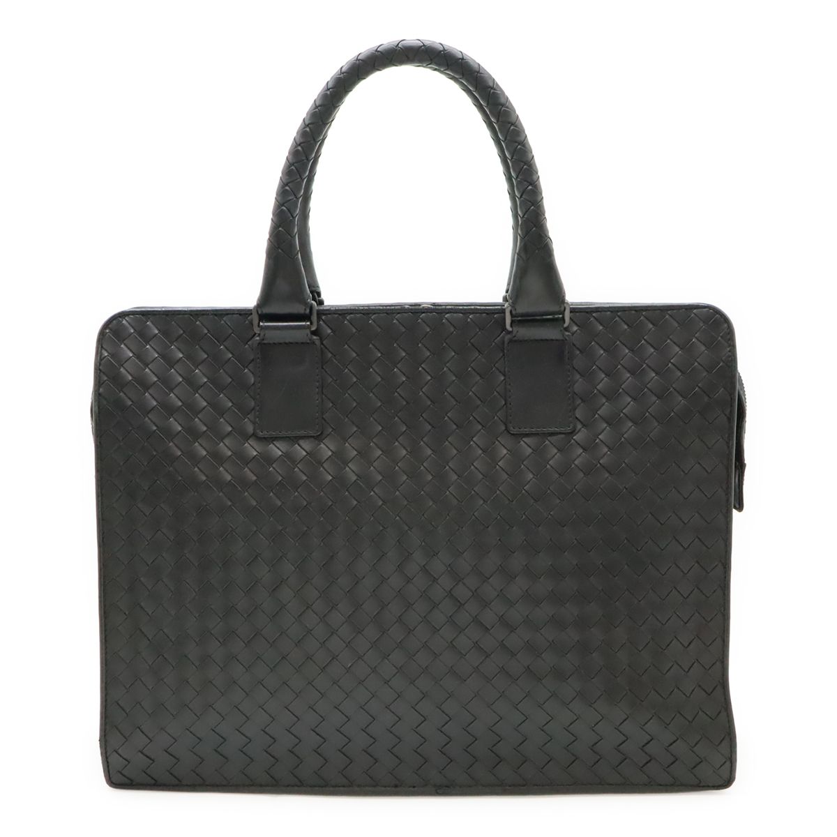 BOTTEGA VENETA ボッテガ ヴェネタ ボッテガベネタ イントレチャート ビジネスバッグ ブリーフケース 書類カバン レザー ブラック 黒 194669