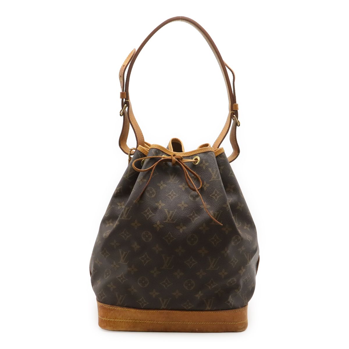 LOUIS VUITTON ルイ ヴィトン モノグラム ノエ ショルダーバッグ セミショルダー ワンショルダー 肩掛け 巾着型 M42224