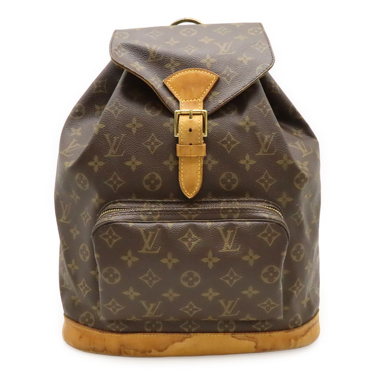 LOUIS VUITTON ルイ ヴィトン モノグラム モンスリGM リュックサック バッグパック ショルダーバッグ M51135