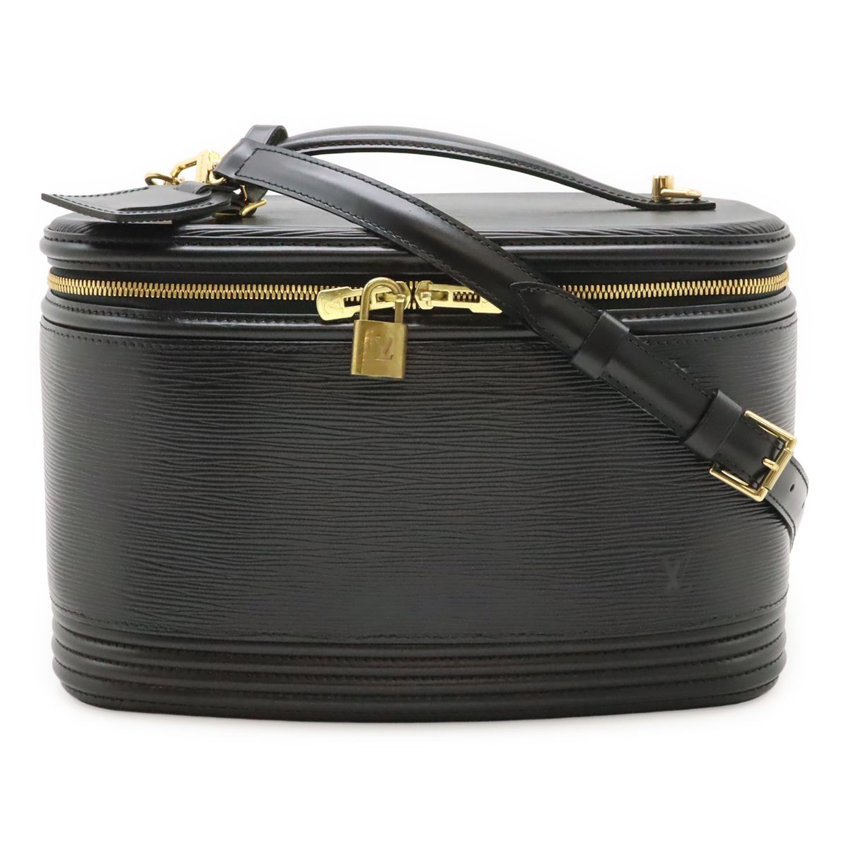 LOUIS VUITTON ルイ ヴィトン エピ ニース ハンドバッグ 2WAY バニティバッグ ショルダーバッグ レザー ノワール 黒 ブラック M48012