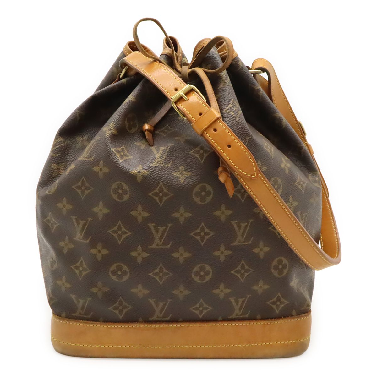 LOUIS VUITTON ルイ ヴィトン モノグラム ノエ ショルダーバッグ セミショルダー ワンショルダー 肩掛け 巾着型 M42224