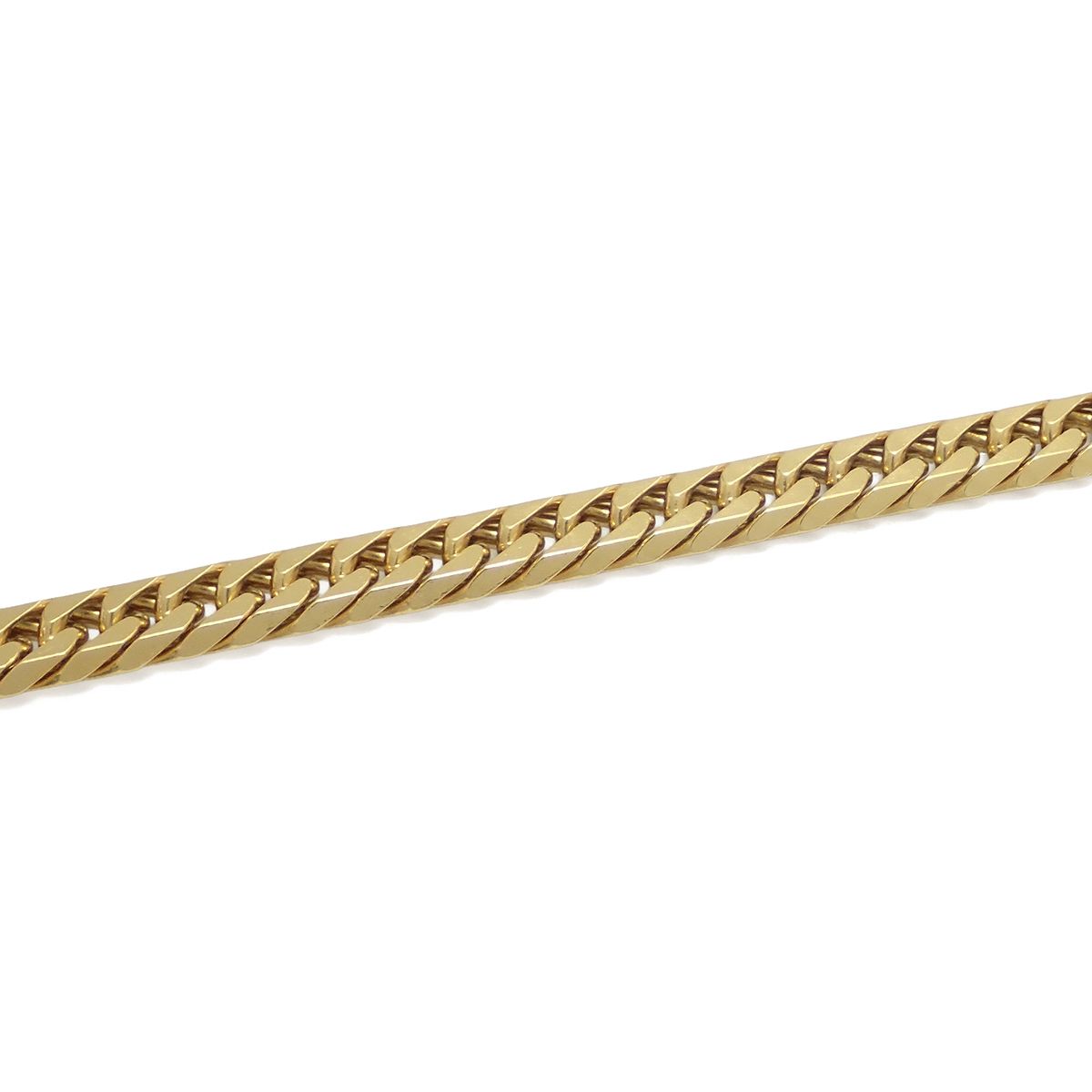 KIHEI 喜平 キヘイ ネックレス K18 18金 ゴールド 50.0g 50.5cm YG 6面W ダブル 日本造幣局検定マーク入り 50g 前後