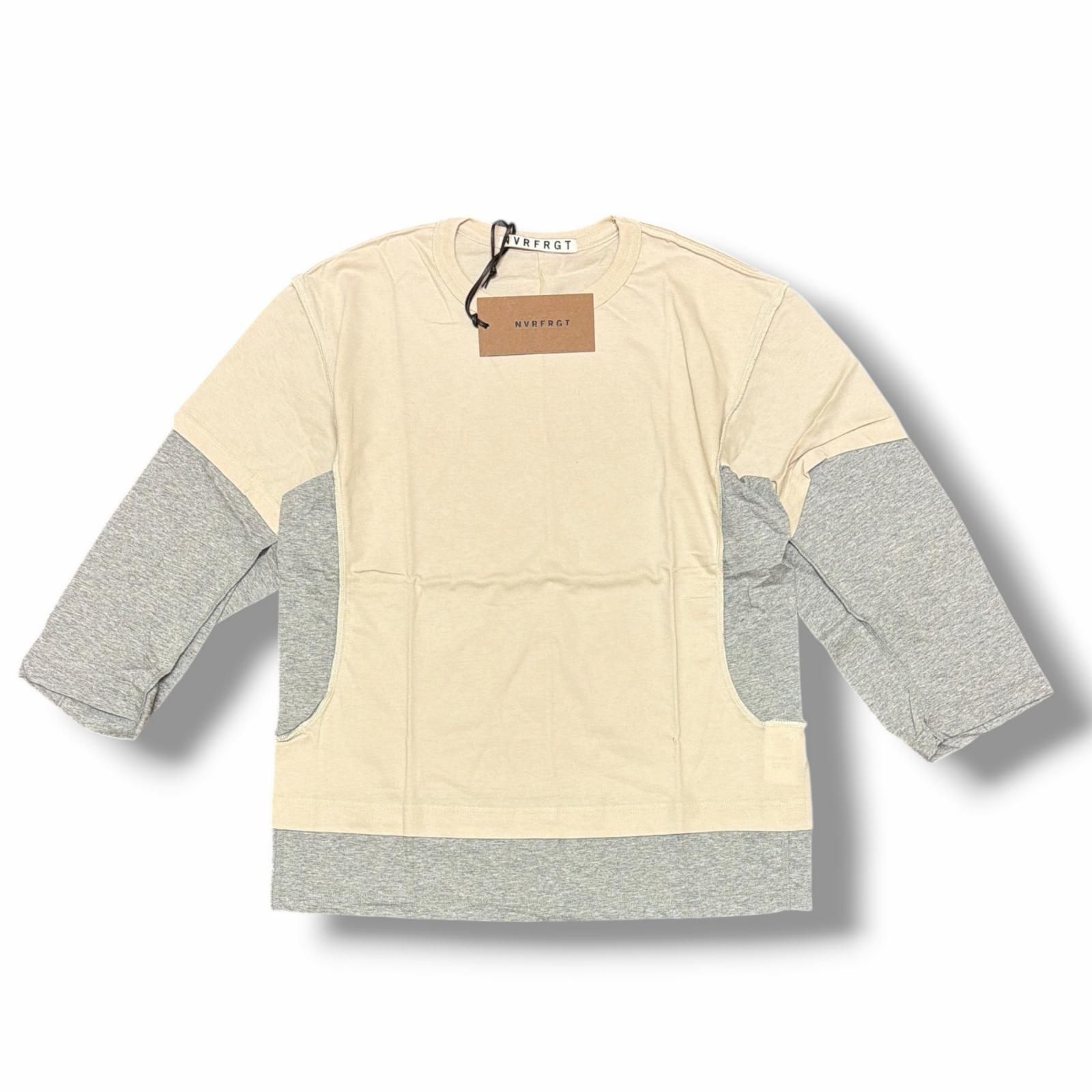 参考上代24200円 未使用 NVRFRGT LAYERED LONG SLEEVE T-SHIRT